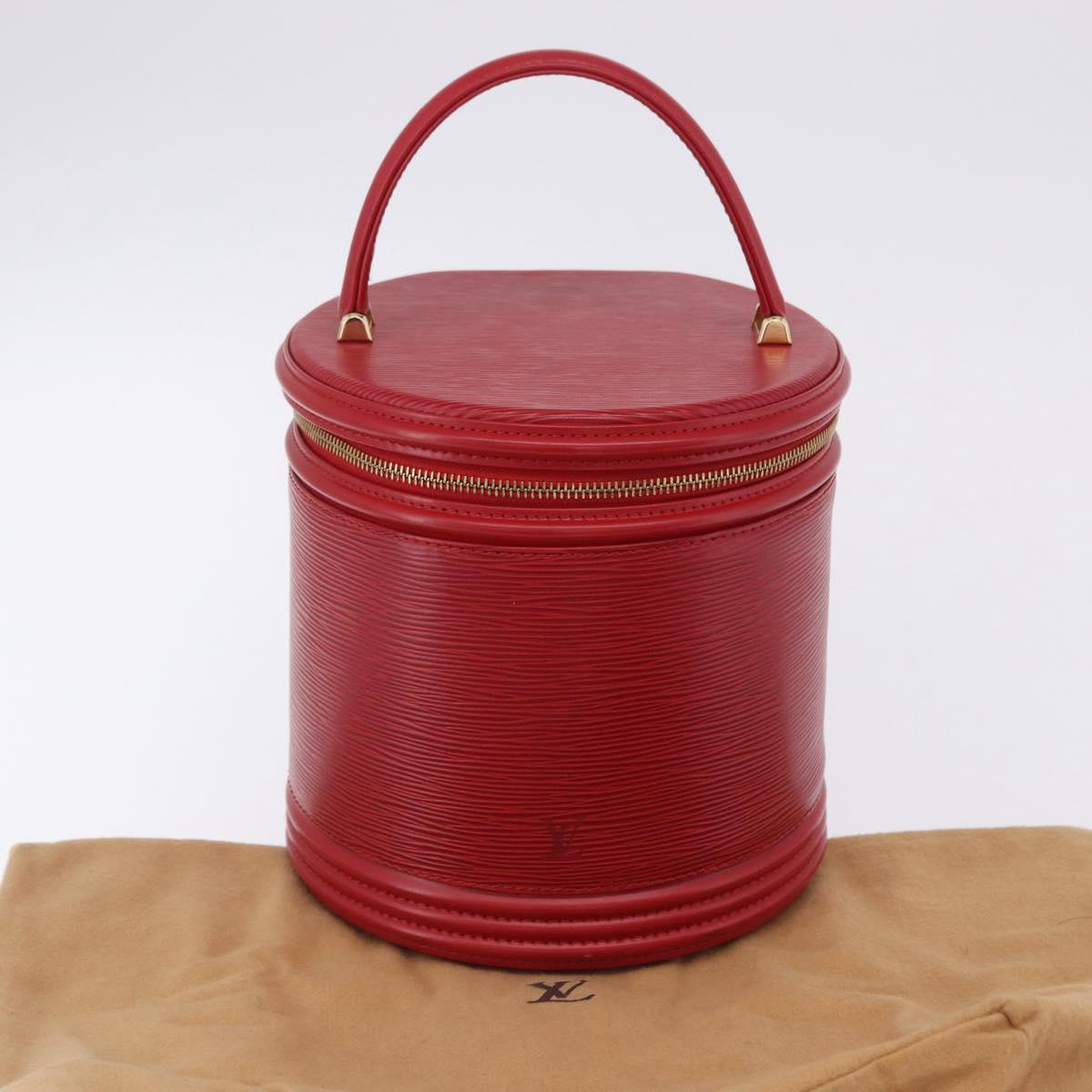 LOUIS VUITTON Epi Cannes Hand Bag Red M48037 LV Auth 203110V