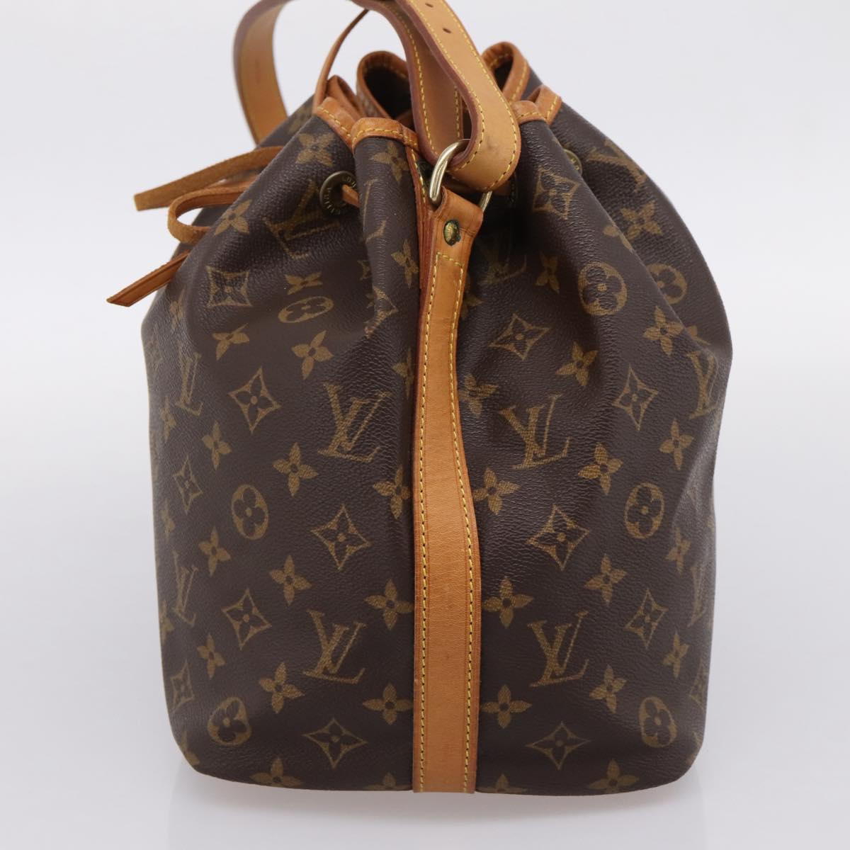 LOUIS VUITTON Monogram Petit Noe Shoulder Bag M42226 LV Auth 203112V