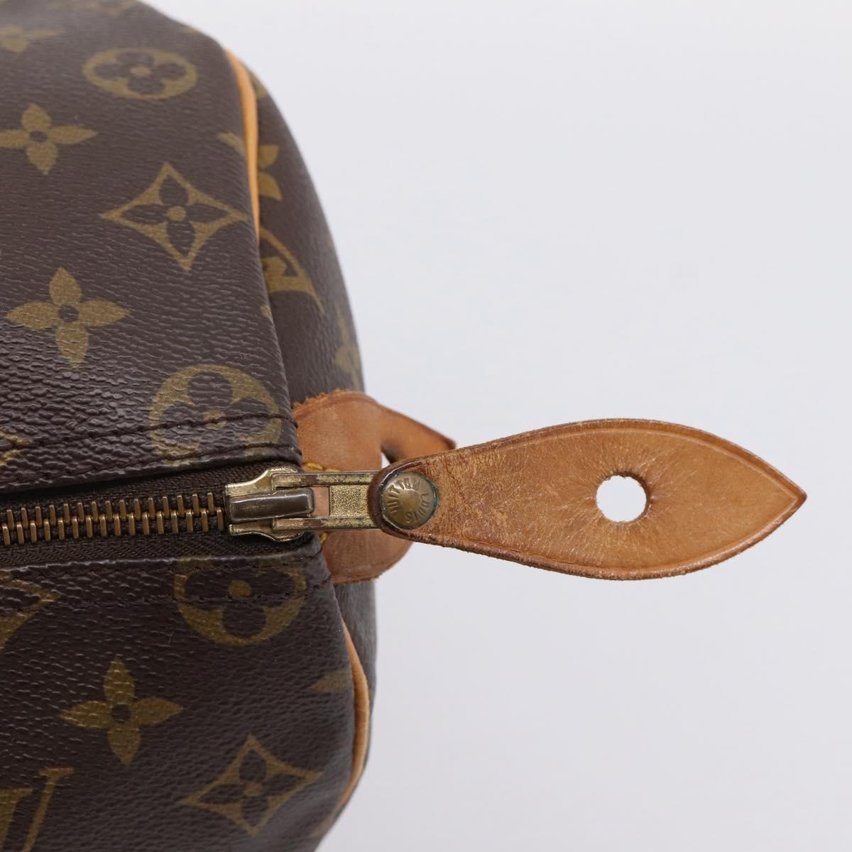 LOUIS VUITTON Monogram Speedy 40 Hand Bag M41522 LV Auth 203120A