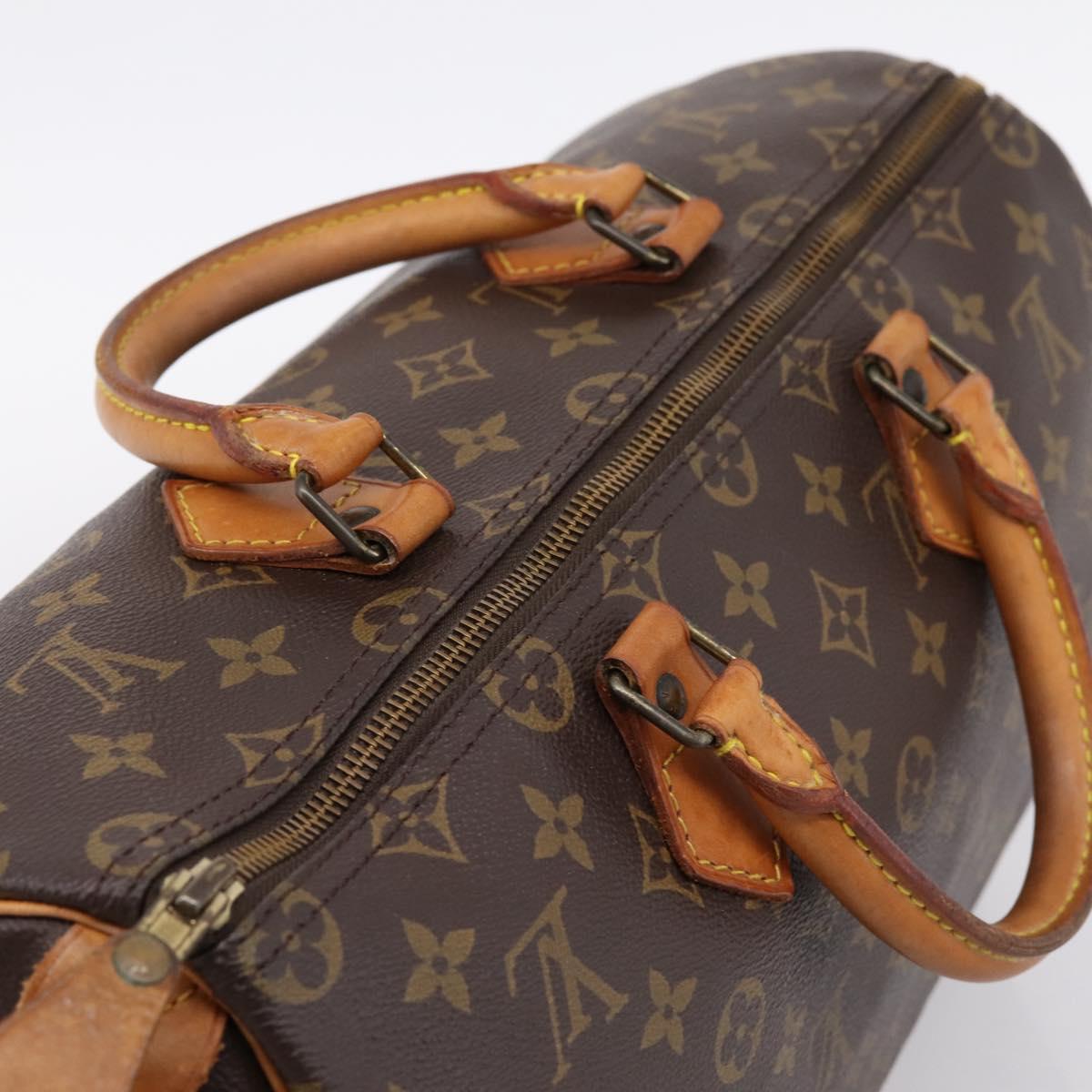 LOUIS VUITTON Monogram Speedy 40 Hand Bag M41522 LV Auth 203120A