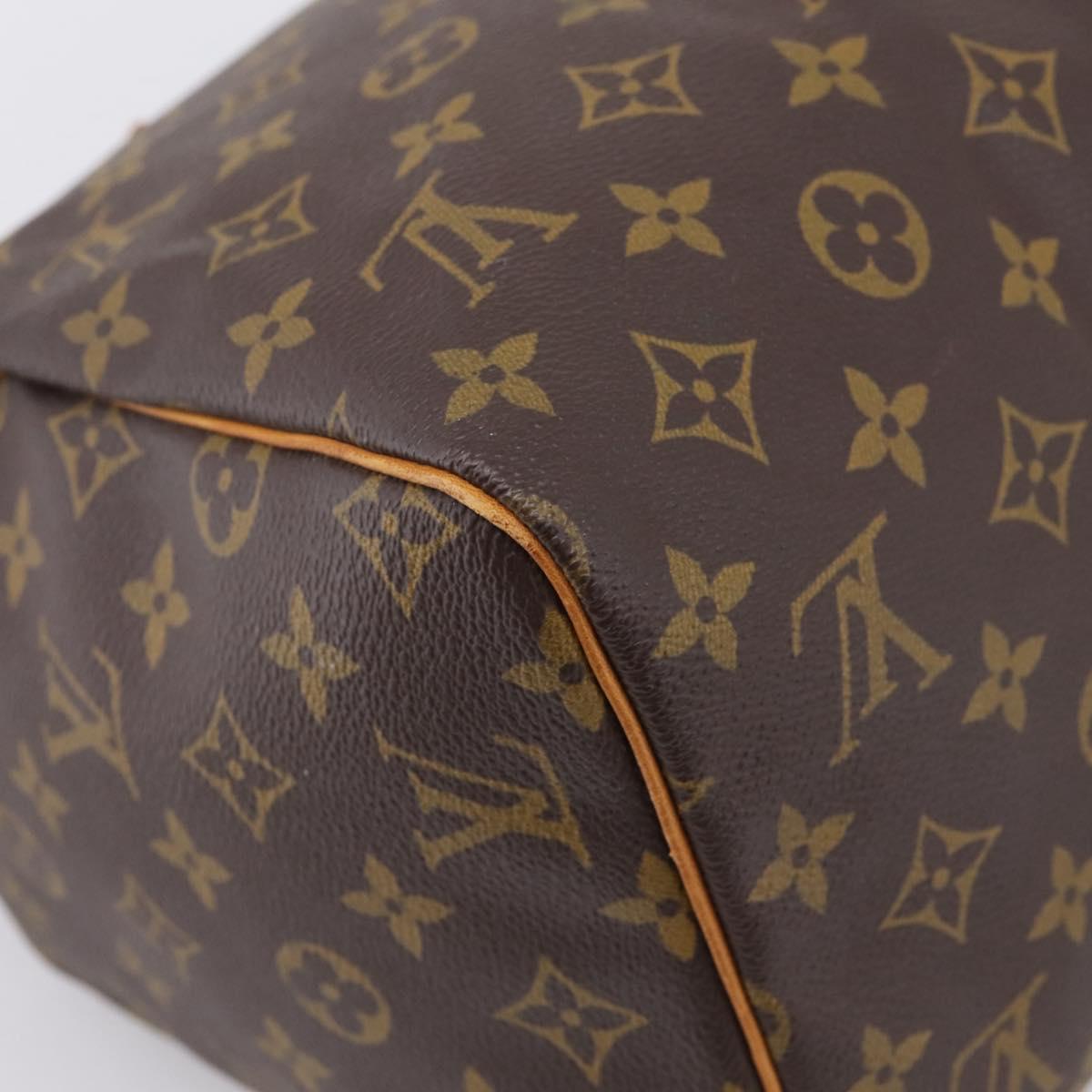 LOUIS VUITTON Monogram Speedy 30 Hand Bag M41526 LV Auth 203121