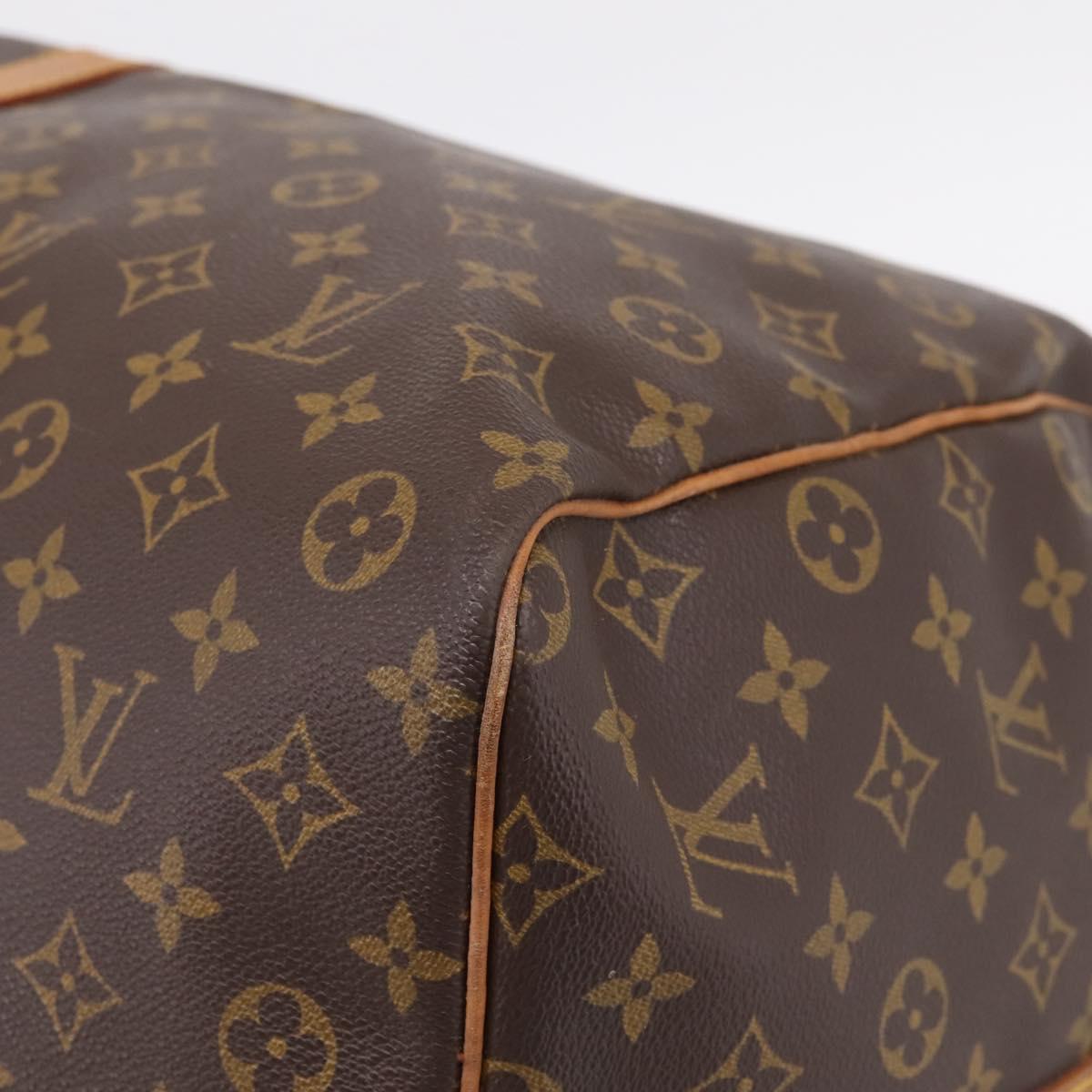 LOUIS VUITTON Monogram Keepall Bandouliere 60 Boston Bag M41412 LV Auth 203122A