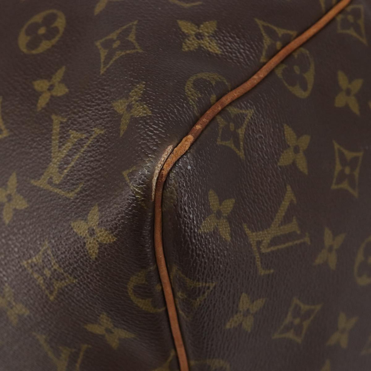 LOUIS VUITTON Monogram Keepall 55 Boston Bag M41424 LV Auth 203123