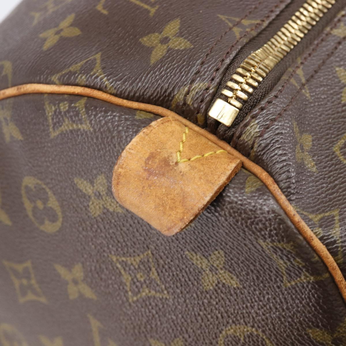 LOUIS VUITTON Monogram Keepall 55 Boston Bag M41424 LV Auth 203123
