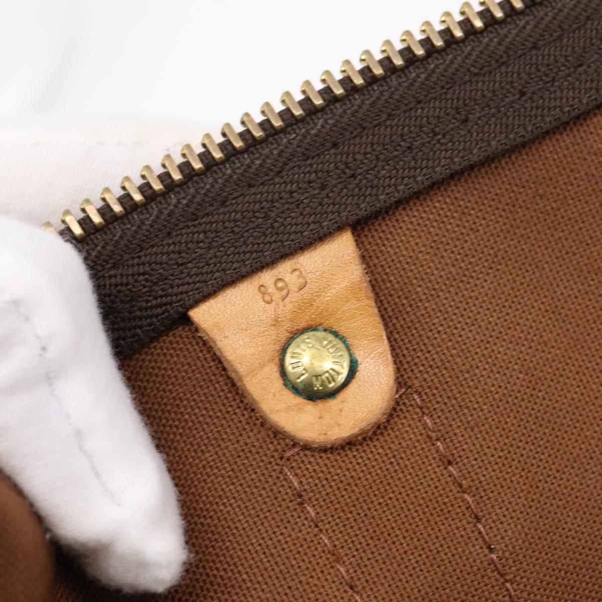 LOUIS VUITTON Monogram Keepall 50 Boston Bag M41426 LV Auth 203125V