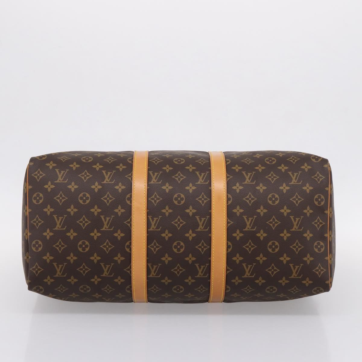 LOUIS VUITTON Monogram Keepall 50 Boston Bag M41426 LV Auth 203125V