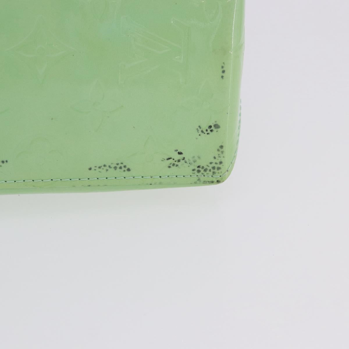 LOUIS VUITTON Vernis Reade PM Hand Bag Peppermint M91307 LV Auth 203136A