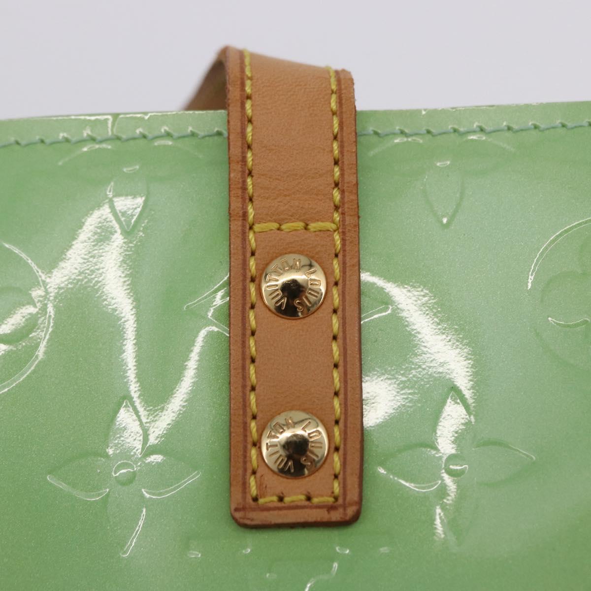 LOUIS VUITTON Vernis Reade PM Hand Bag Peppermint M91307 LV Auth 203136A