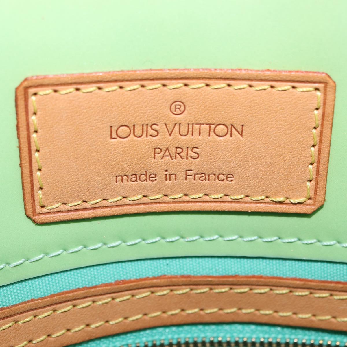LOUIS VUITTON Vernis Reade PM Hand Bag Peppermint M91307 LV Auth 203136A