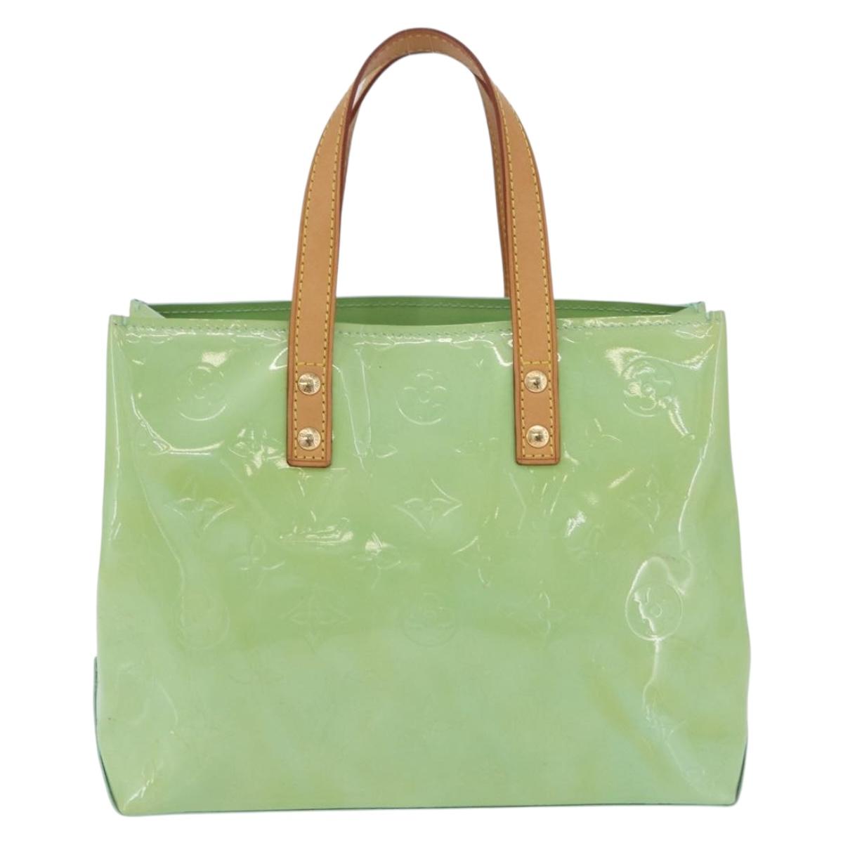 LOUIS VUITTON Vernis Reade PM Hand Bag Peppermint M91307 LV Auth 203136A