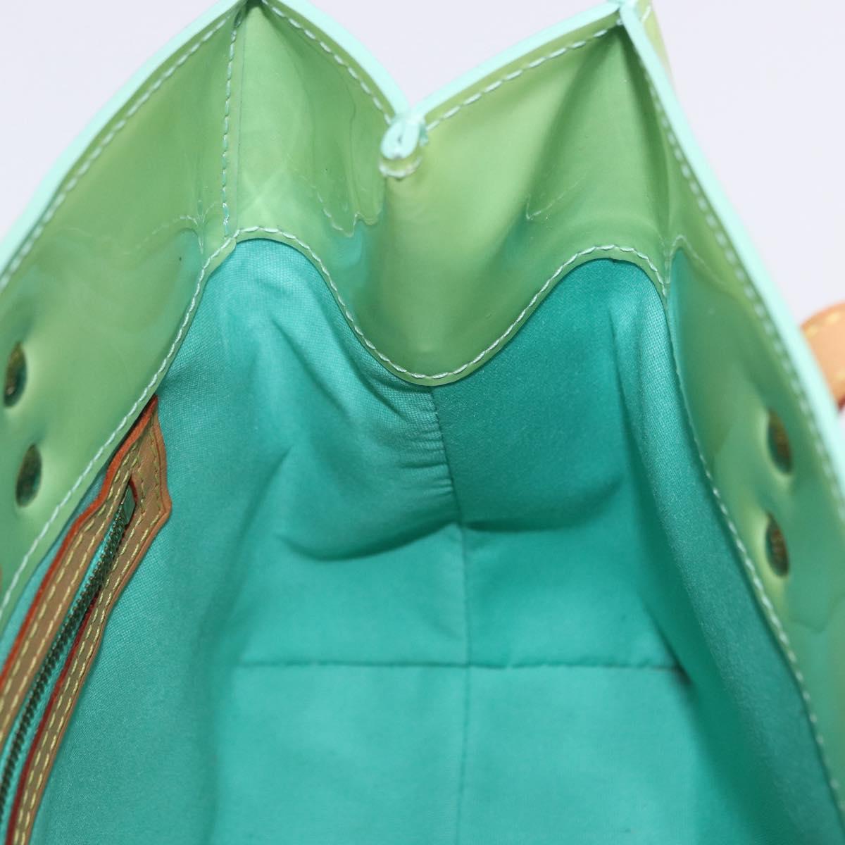 LOUIS VUITTON Vernis Reade PM Hand Bag Peppermint M91307 LV Auth 203136A