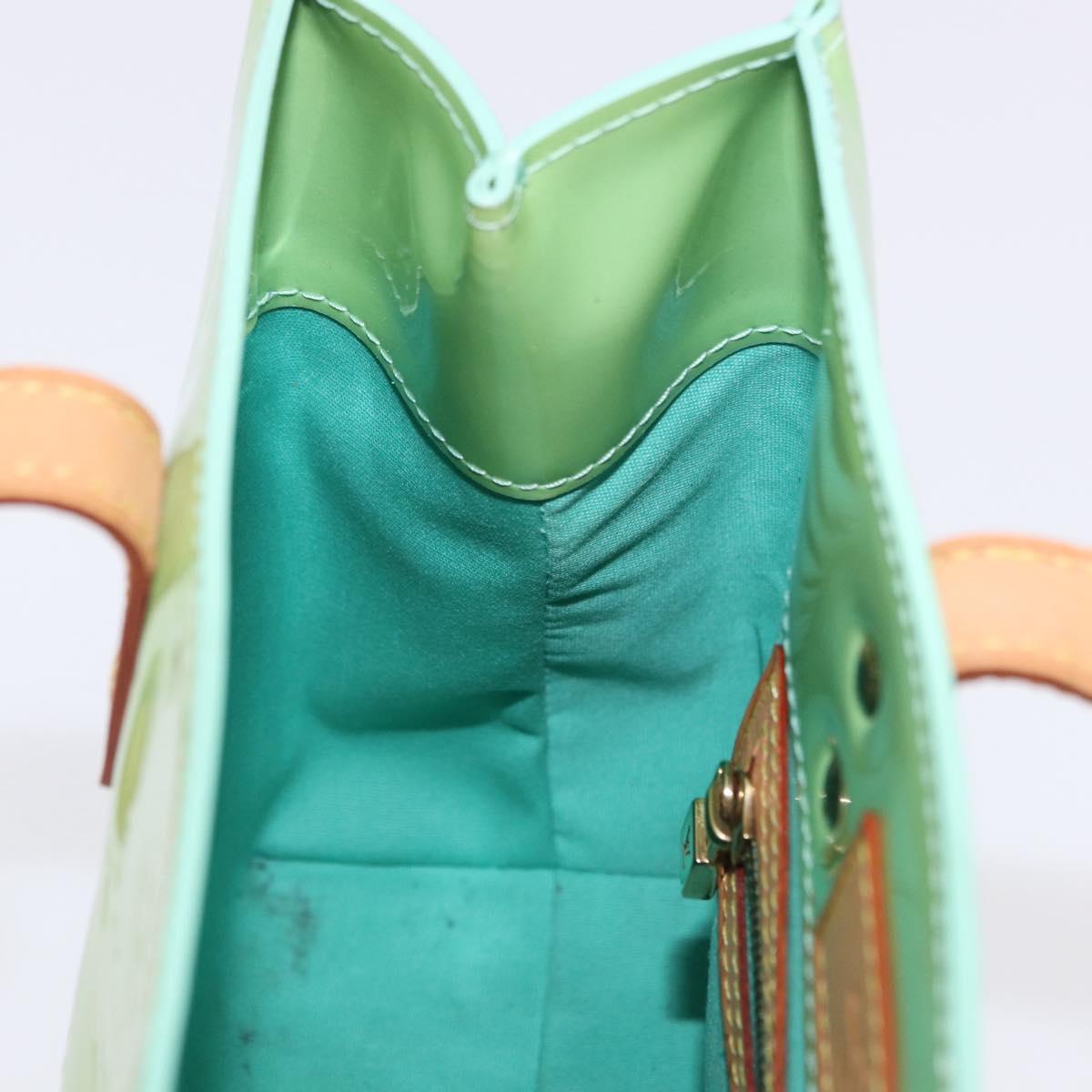 LOUIS VUITTON Vernis Reade PM Hand Bag Peppermint M91307 LV Auth 203136A