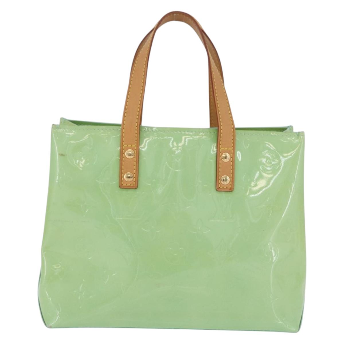 LOUIS VUITTON Vernis Reade PM Hand Bag Peppermint M91307 LV Auth 203136A