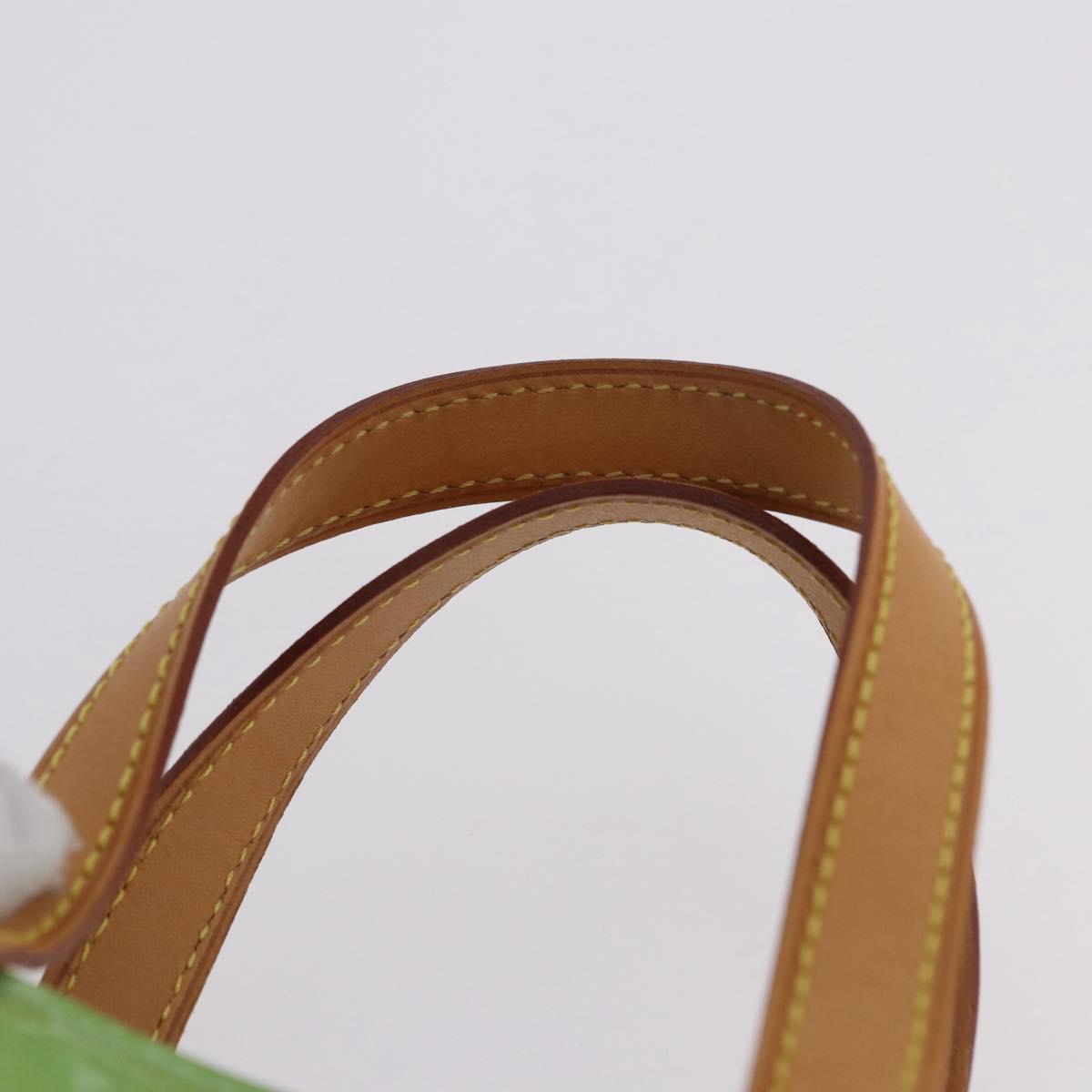 LOUIS VUITTON Vernis Reade PM Hand Bag Peppermint M91307 LV Auth 203136A
