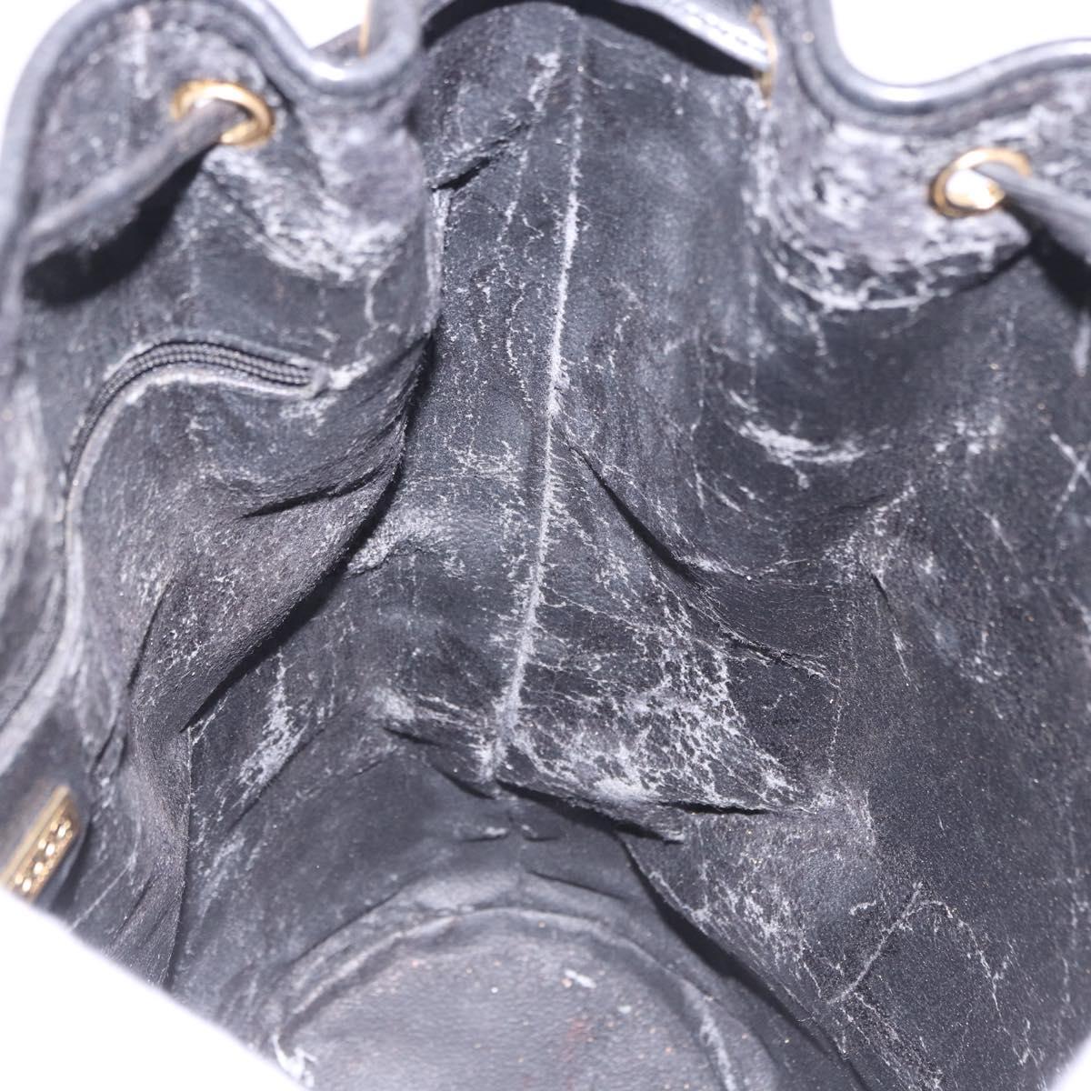 GUCCI Micro GG Supreme Web Sherry Line Bag PVC Black 001 116 0933 Auth 203142