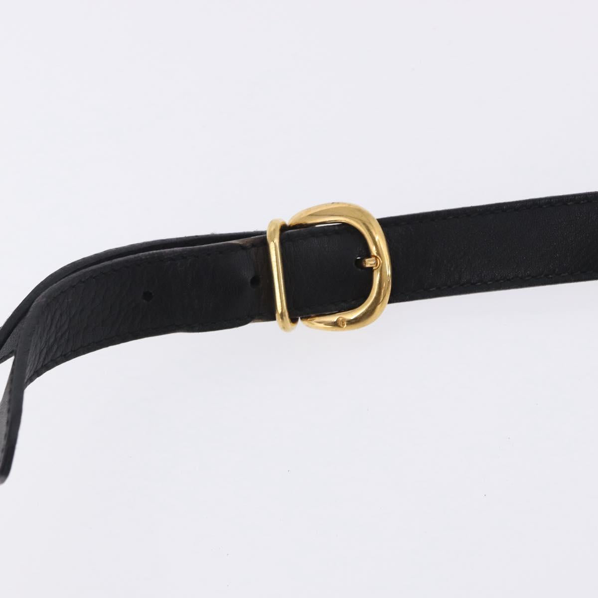 GUCCI Micro GG Supreme Web Sherry Line Bag PVC Black 001 116 0933 Auth 203142