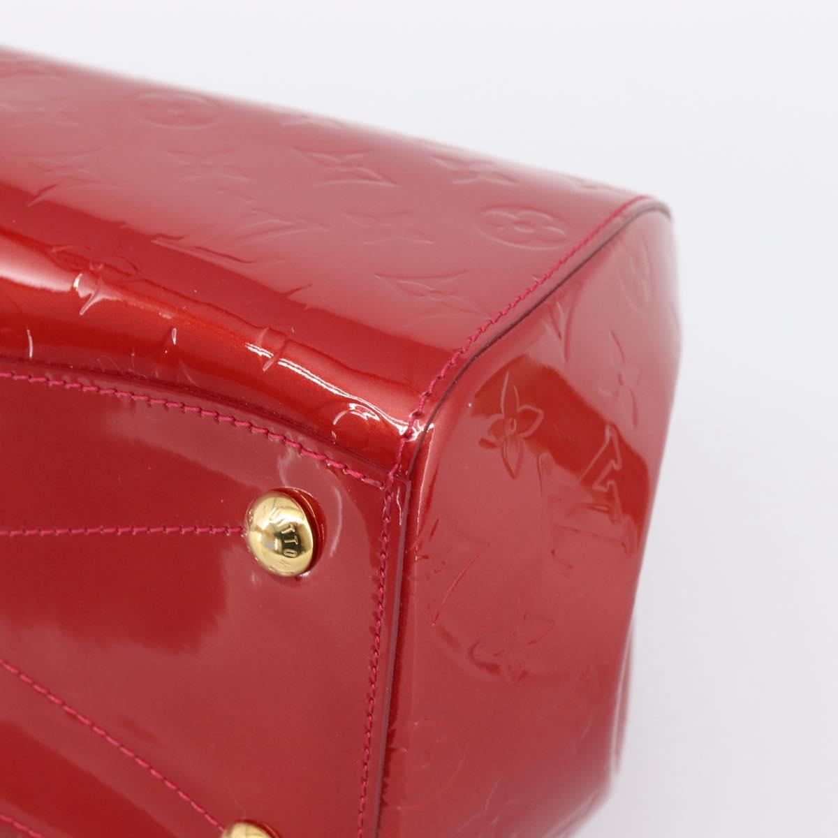 LOUIS VUITTON Vernis Montana Hand Bag Pomme Damour M90058 LV Auth 203143A