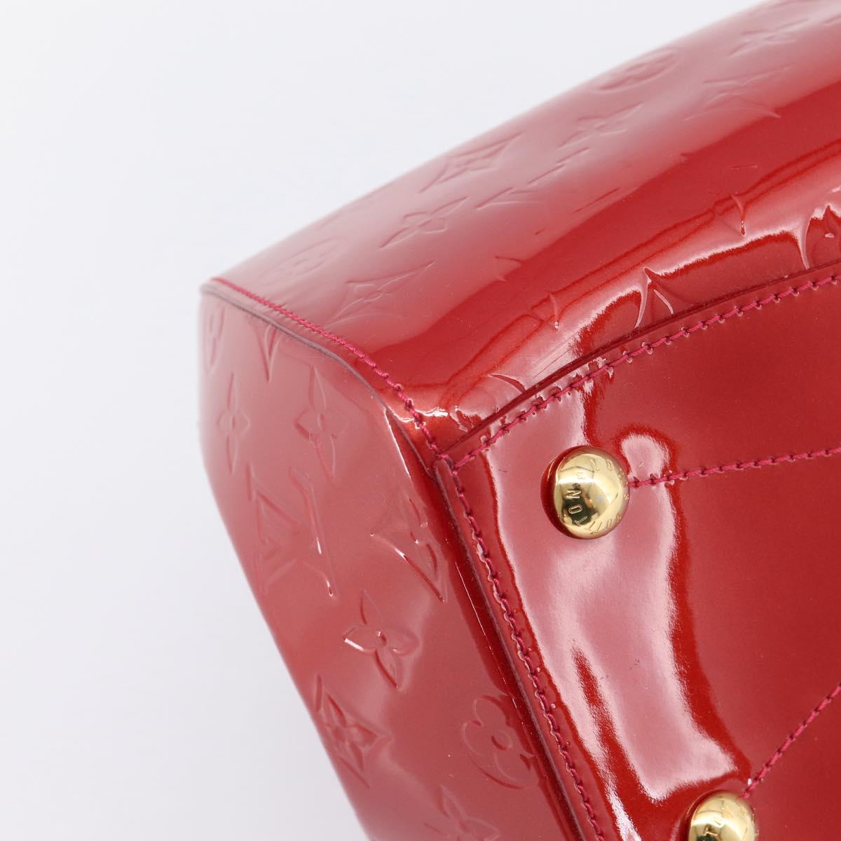 LOUIS VUITTON Vernis Montana Hand Bag Pomme Damour M90058 LV Auth 203143A
