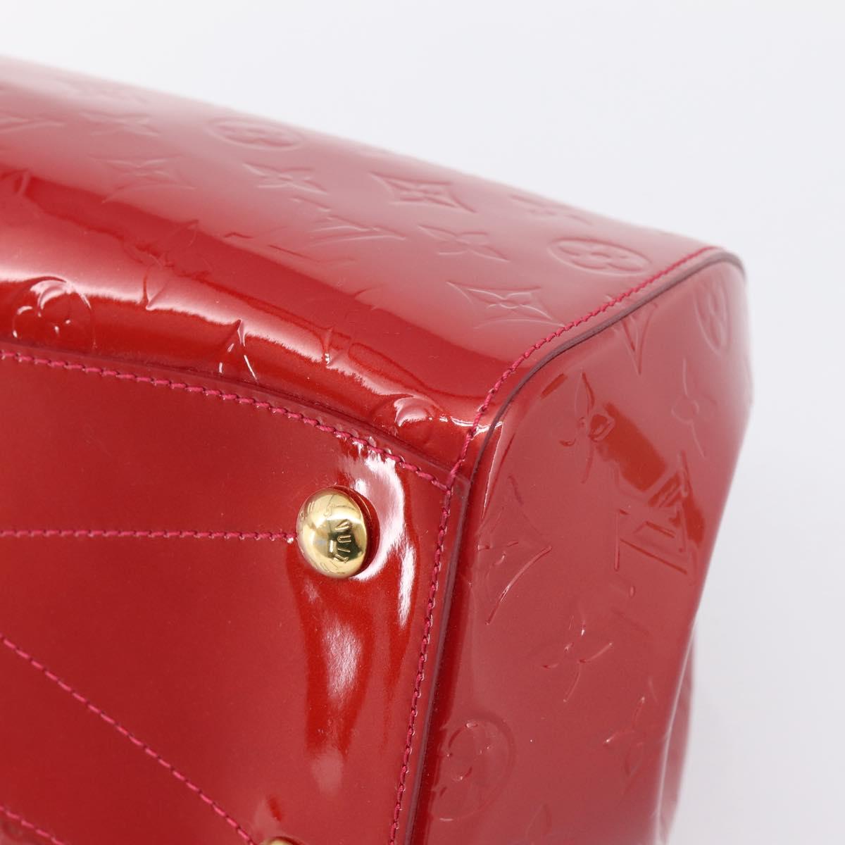 LOUIS VUITTON Vernis Montana Hand Bag Pomme Damour M90058 LV Auth 203143A