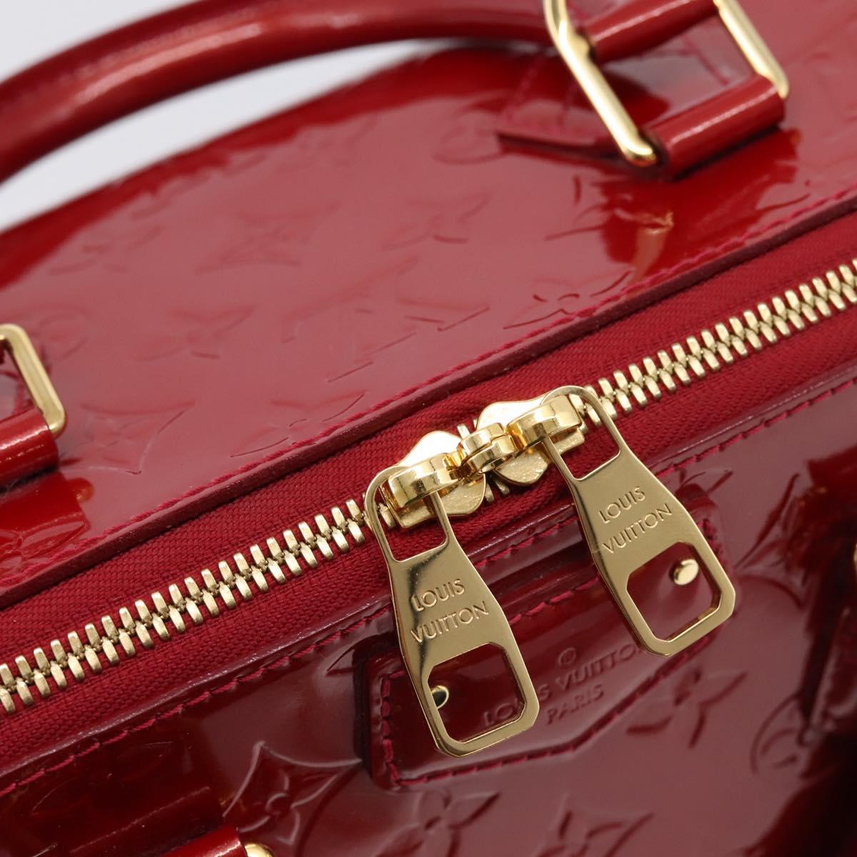 LOUIS VUITTON Vernis Montana Hand Bag Pomme Damour M90058 LV Auth 203143A