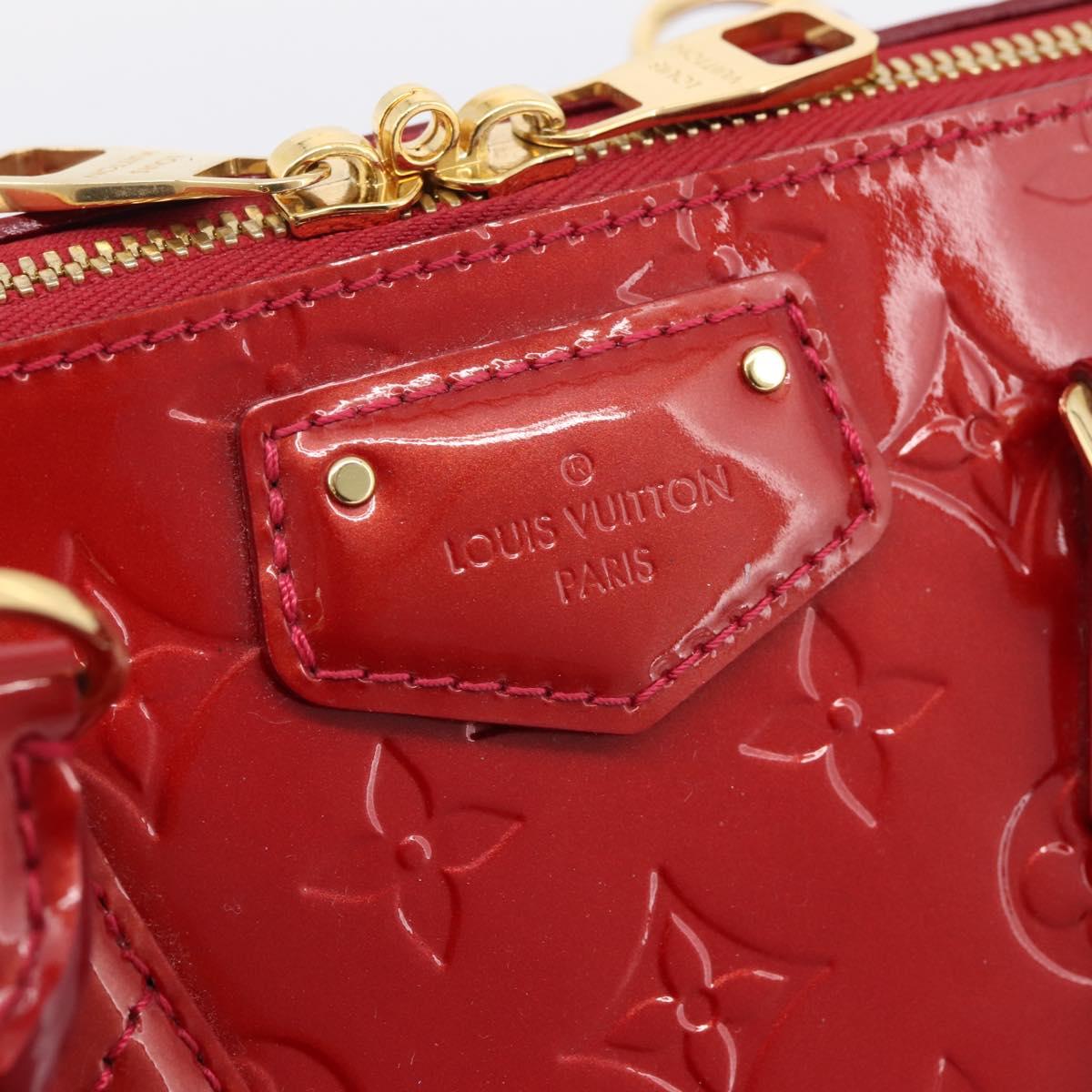 LOUIS VUITTON Vernis Montana Hand Bag Pomme Damour M90058 LV Auth 203143A