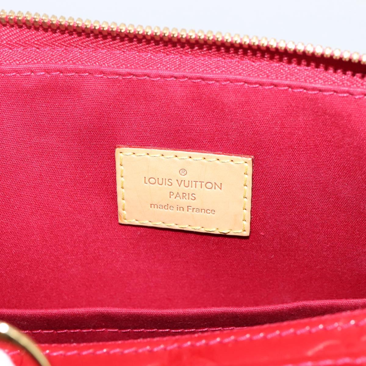 LOUIS VUITTON Vernis Montana Hand Bag Pomme Damour M90058 LV Auth 203143A