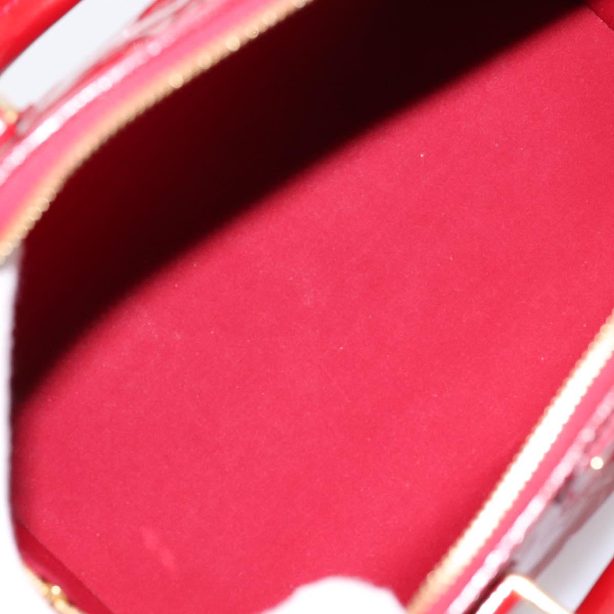 LOUIS VUITTON Vernis Montana Hand Bag Pomme Damour M90058 LV Auth 203143A