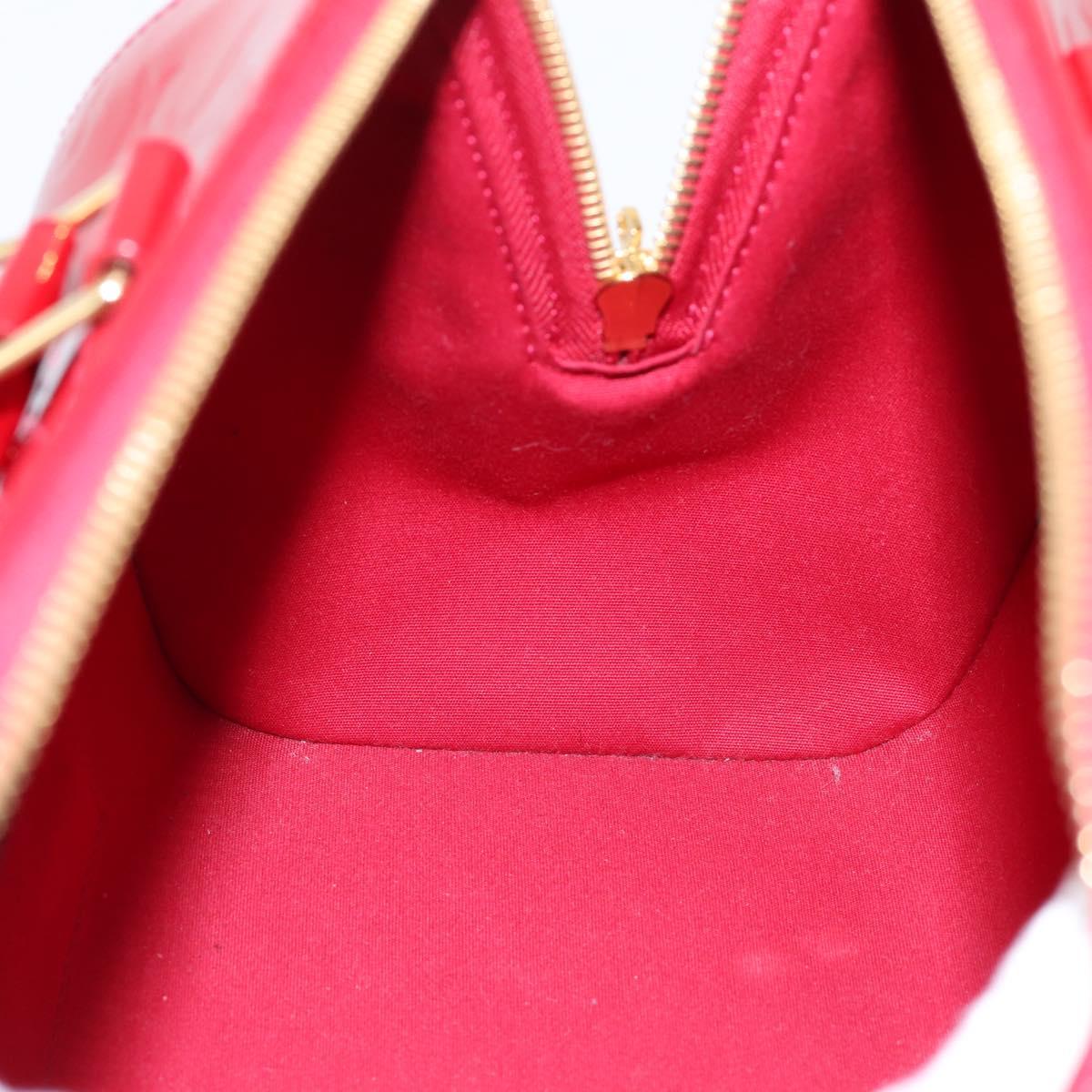 LOUIS VUITTON Vernis Montana Hand Bag Pomme Damour M90058 LV Auth 203143A