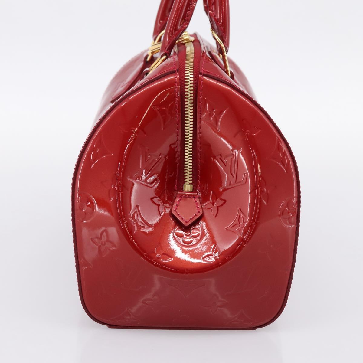 LOUIS VUITTON Vernis Montana Hand Bag Pomme Damour M90058 LV Auth 203143A