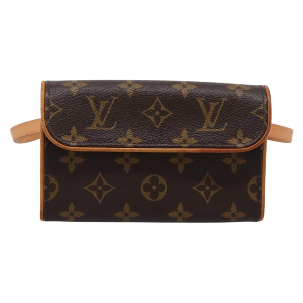LOUIS VUITTON Monogram Pochette Florentine Waist Bag M51855 LV Auth 203155V