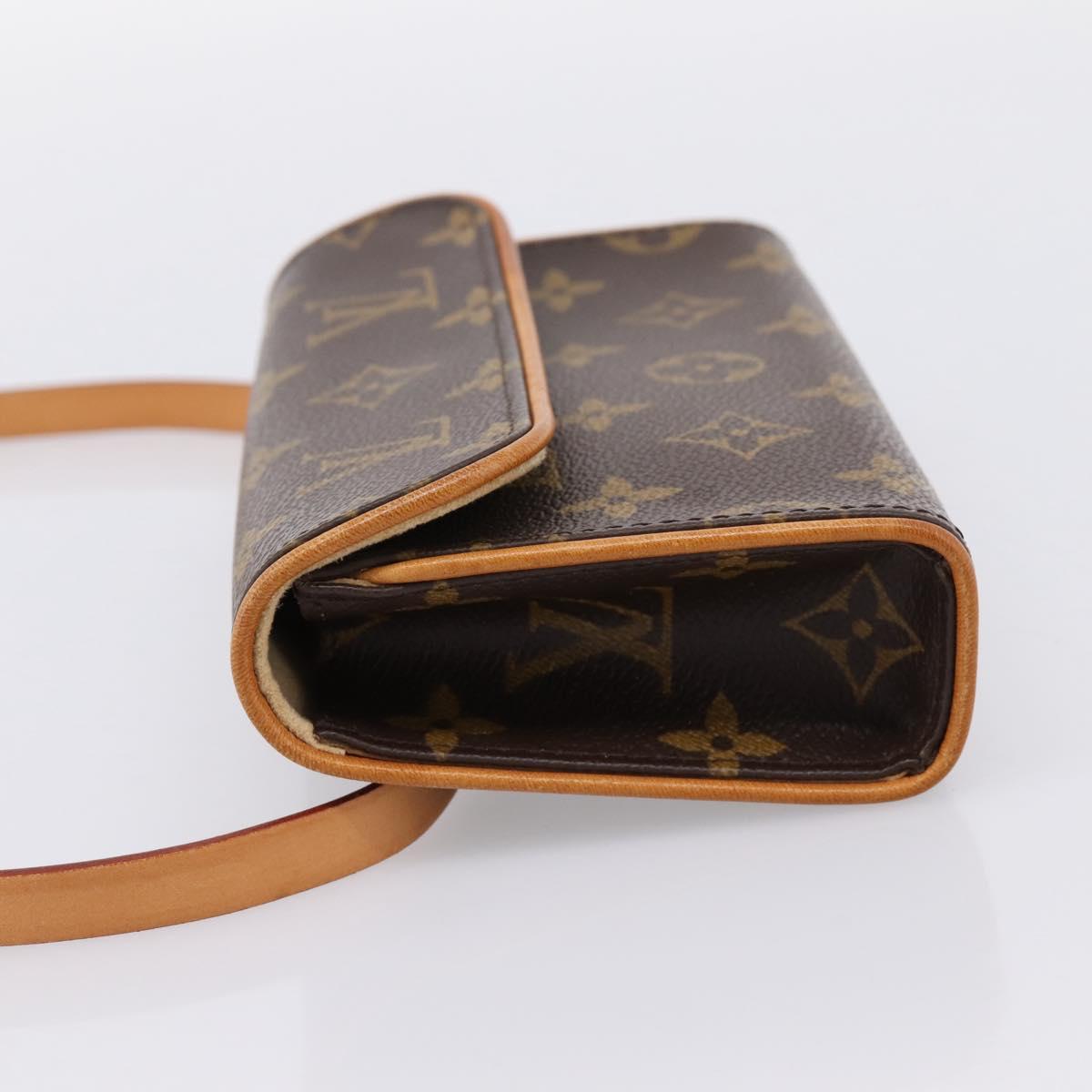 LOUIS VUITTON Monogram Pochette Florentine Waist Bag M51855 LV Auth 203155V