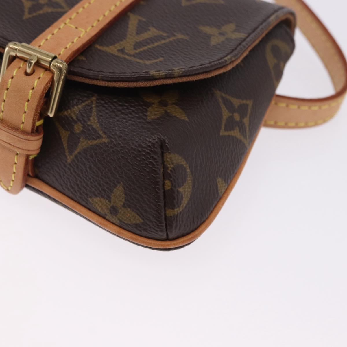 LOUIS VUITTON Monogram Pochette Marrell Waist bag M51159 LV Auth 203156V