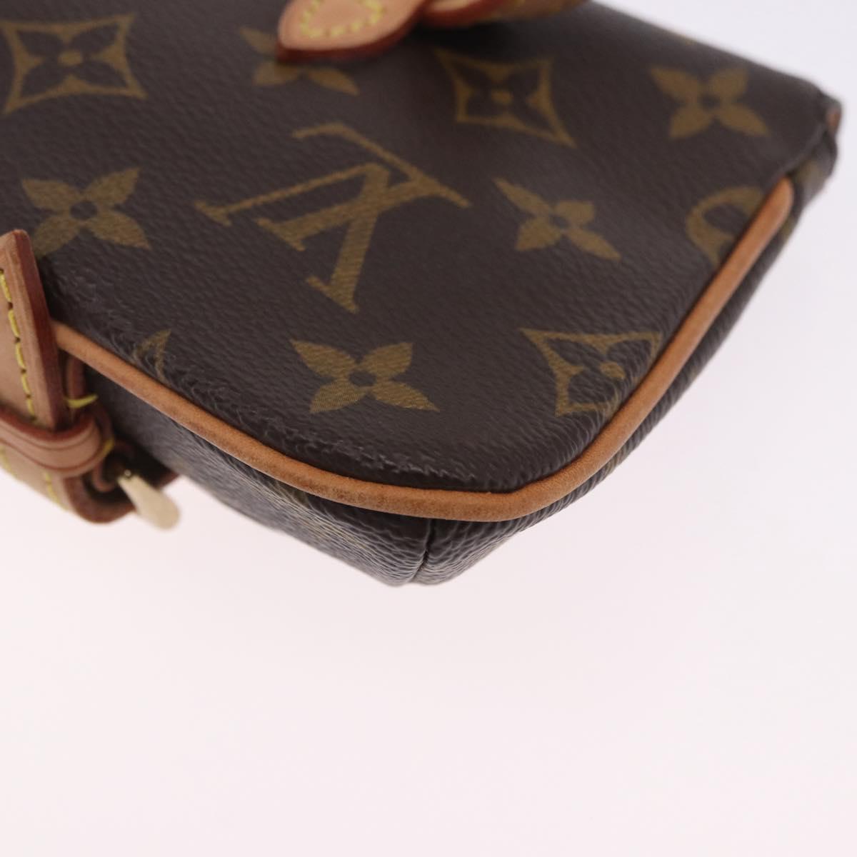 LOUIS VUITTON Monogram Pochette Marrell Waist bag M51159 LV Auth 203156V