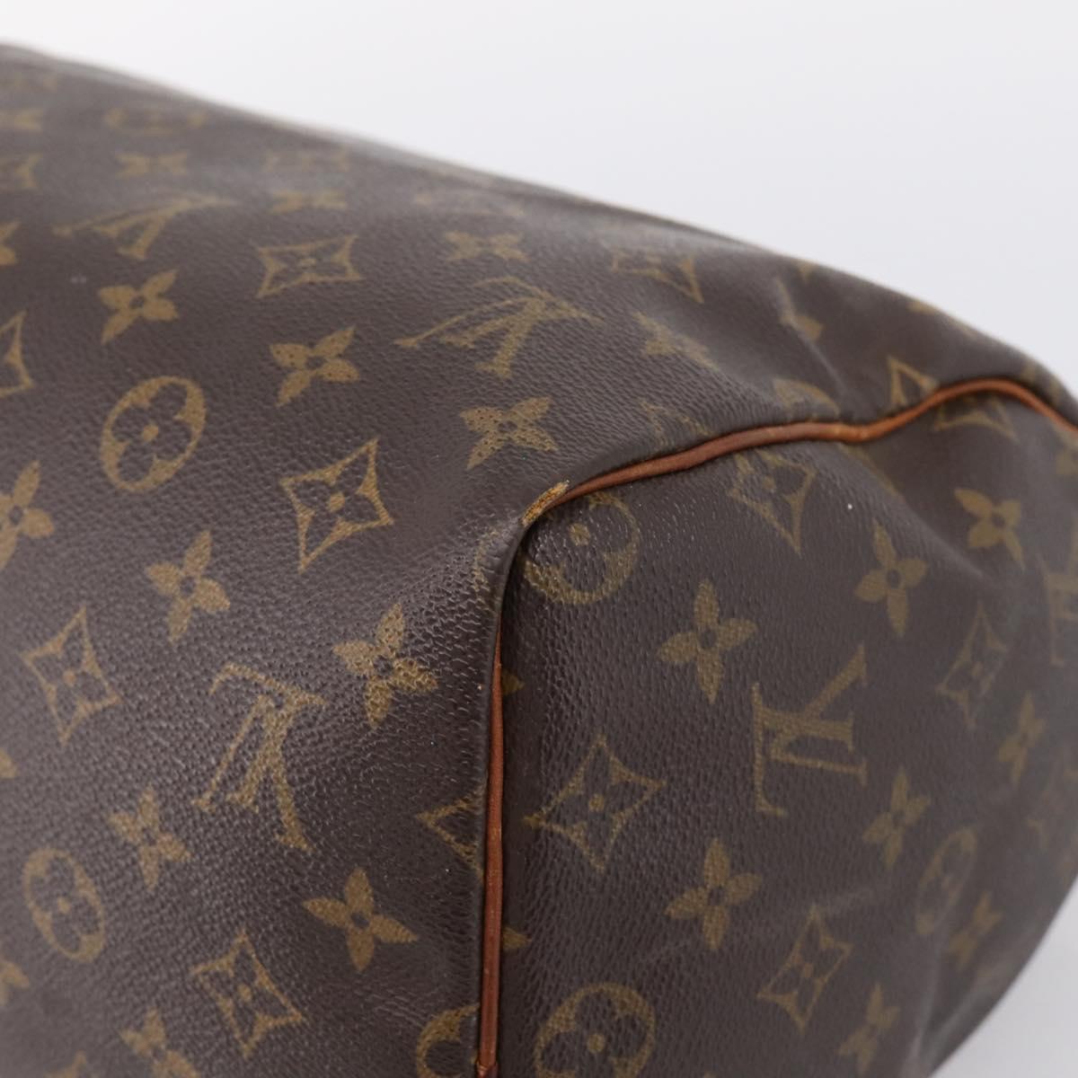 LOUIS VUITTON Monogram Speedy 30 Hand Bag M41526 LV Auth 203162