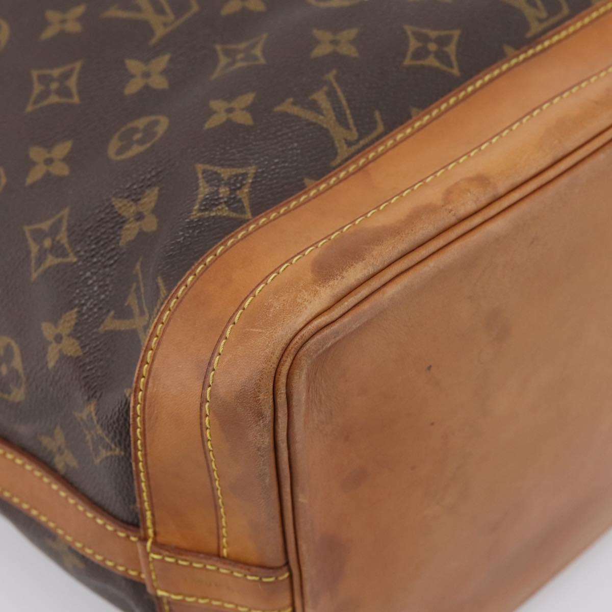 LOUIS VUITTON Monogram Noe Shoulder Bag M42224 LV Auth 203163A