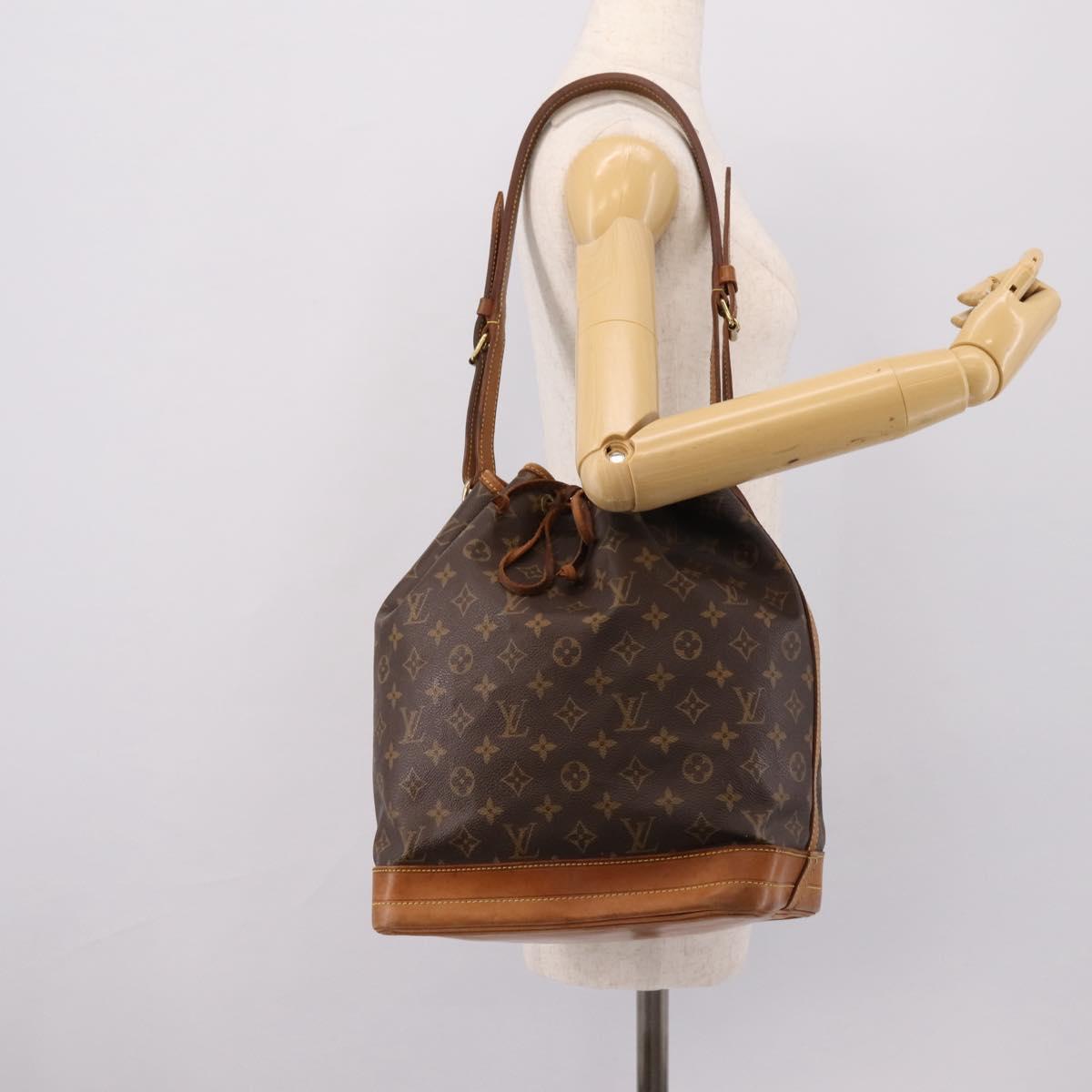 LOUIS VUITTON Monogram Noe Shoulder Bag M42224 LV Auth 203163A
