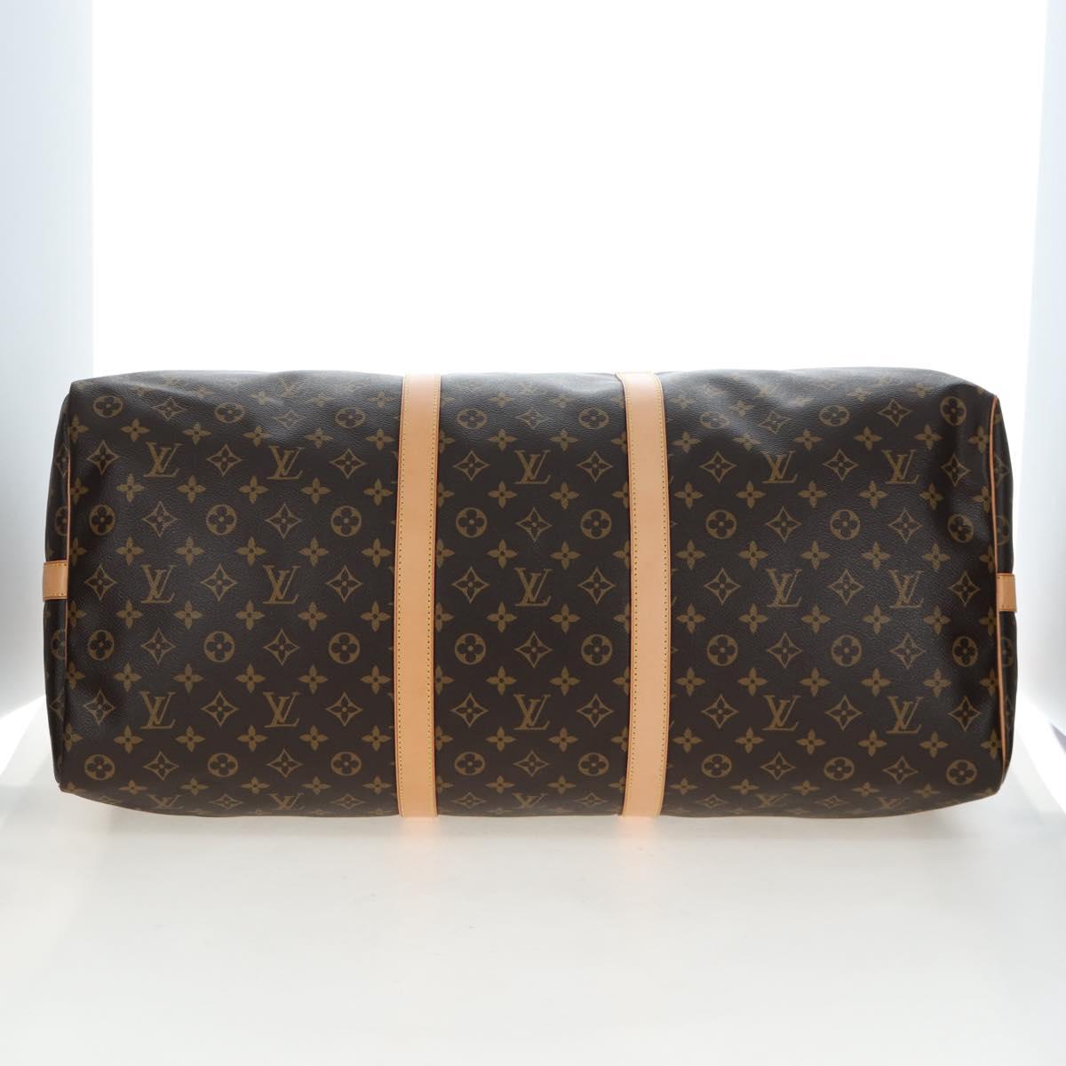 LOUIS VUITTON Monogram Keepall Bandouliere 60 Boston Bag M41412 LV Auth 203164V