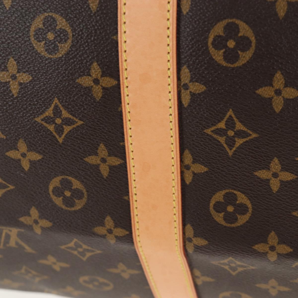 LOUIS VUITTON Monogram Keepall Bandouliere 60 Boston Bag M41412 LV Auth 203164V