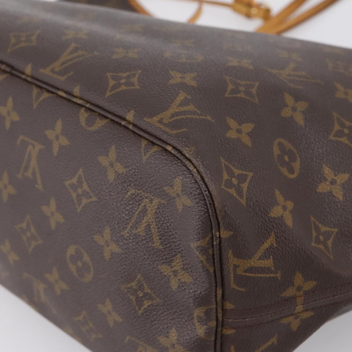 LOUIS VUITTON Monogram Neverfull MM Tote Bag M40156 LV Auth 203165