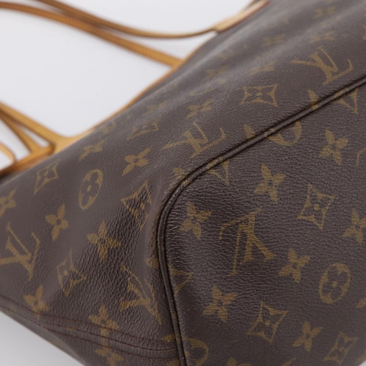 LOUIS VUITTON Monogram Neverfull MM Tote Bag M40156 LV Auth 203165