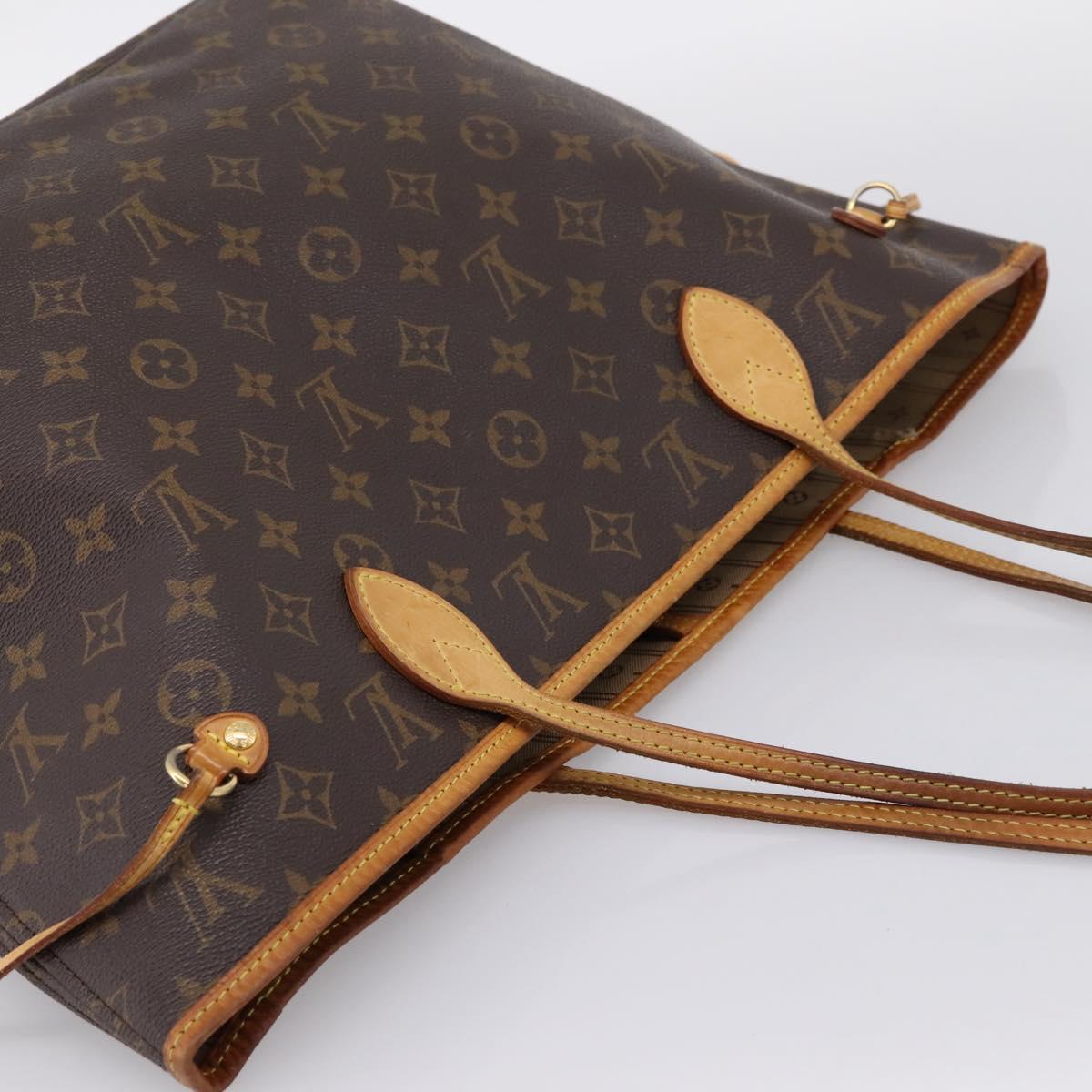 LOUIS VUITTON Monogram Neverfull MM Tote Bag M40156 LV Auth 203165