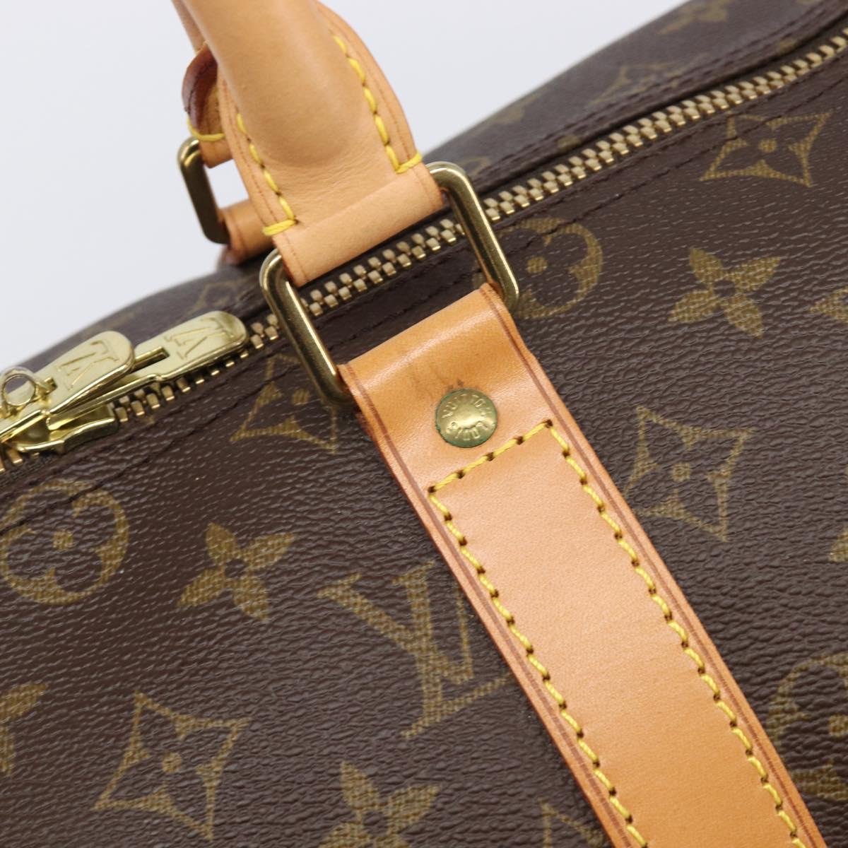 LOUIS VUITTON Monogram Keepall Bandouliere 45 Boston Bag M41418 LV Auth 203168SV