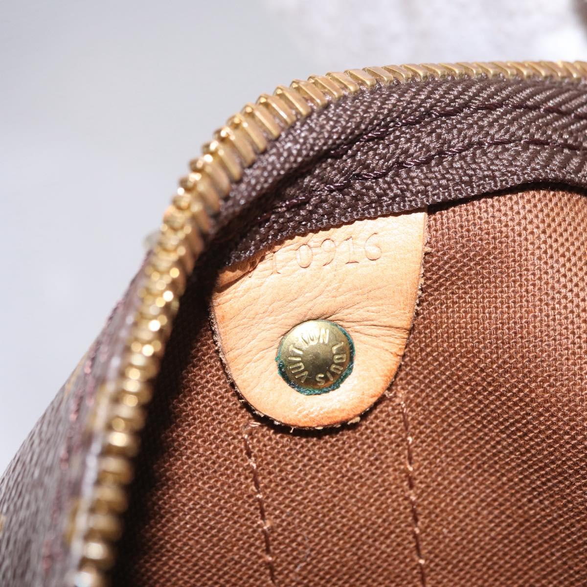 LOUIS VUITTON Monogram Keepall Bandouliere 60 Boston Bag M41412 LV Auth 203169