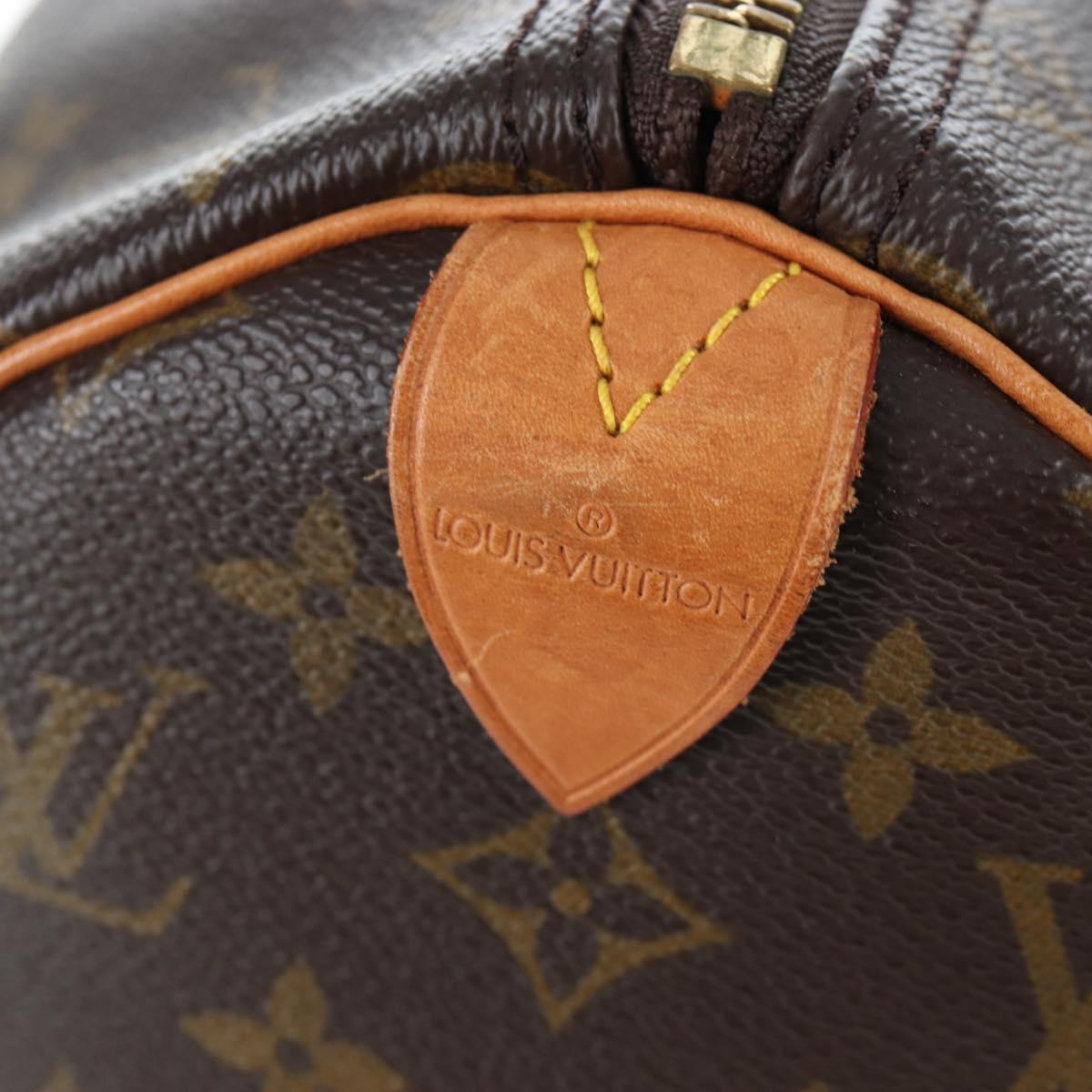 LOUIS VUITTON Monogram Keepall 45 Boston Bag M41428 LV Auth 203170V