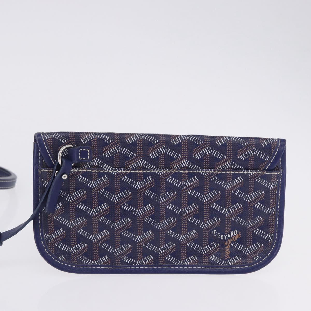 GOYARD Herringbone Saint Louis PM Tote Bag PVC Navy Auth 203171A