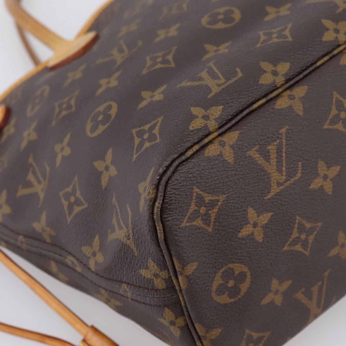 LOUIS VUITTON Monogram Neverfull PM Tote Bag M40155 LV Auth 203173A