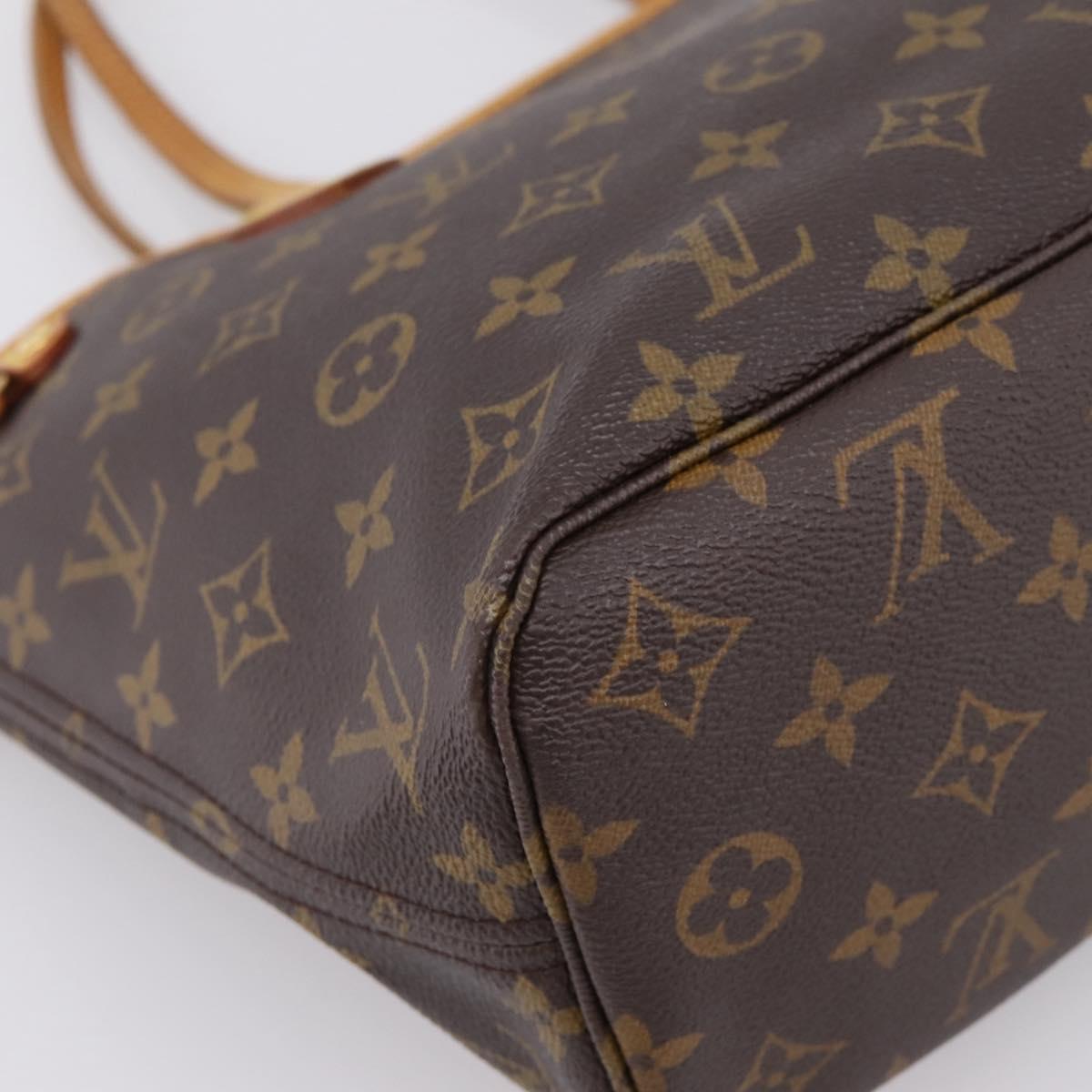 LOUIS VUITTON Monogram Neverfull PM Tote Bag M40155 LV Auth 203173A