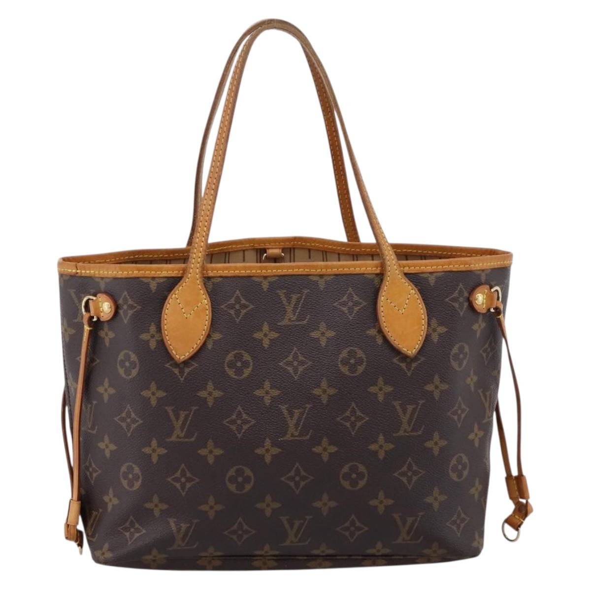 LOUIS VUITTON Monogram Neverfull PM Tote Bag M40155 LV Auth 203173A
