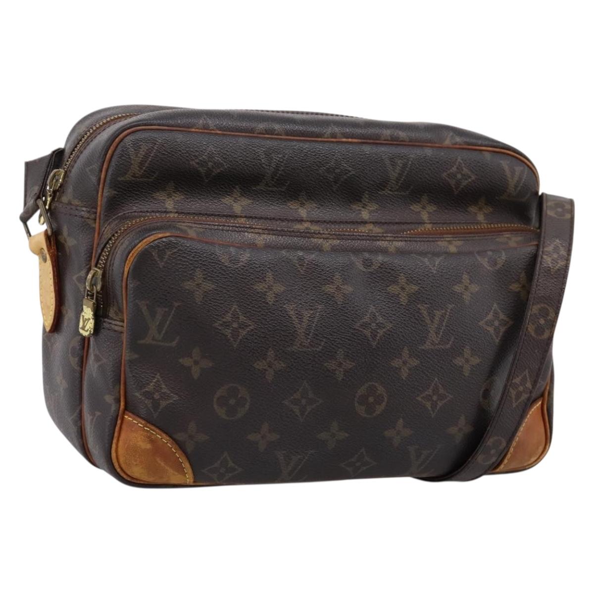 LOUIS VUITTON Monogram Nile Shoulder Bag M45244 LV Auth 203174