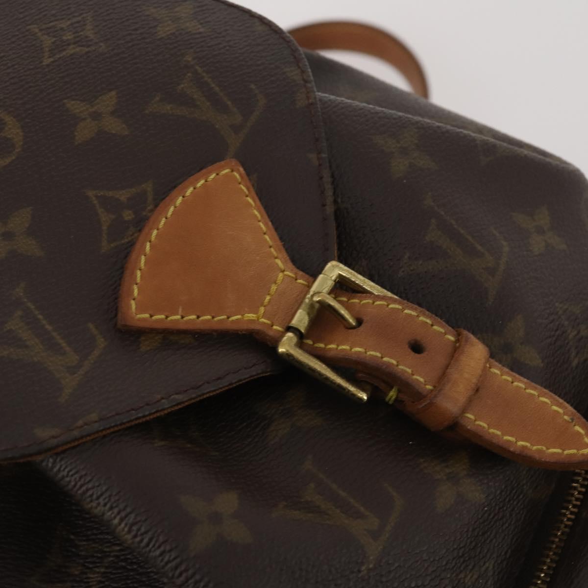 LOUIS VUITTON Monogram Montsouris MM Backpack M51136 LV Auth 203175A
